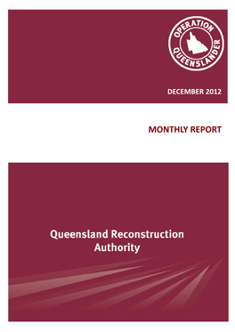 Monthly Report December 2012