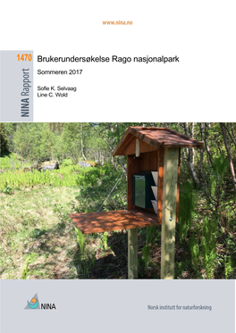 Brukerundersøkelse Rago Nasjonalpark Sommeren 2017