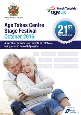 Age Takes Centre Stage Festival October 2016