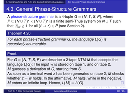 4.3. General Phrase-Structure Grammars 4.3
