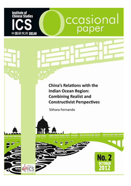 'China's Relations with the Indian Ocean Region: Combining Realist