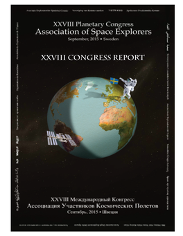 XXVIII Congress Report XXVIII Planetary Congress • Sweden • 2015