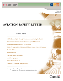 Aviation Safety Letter