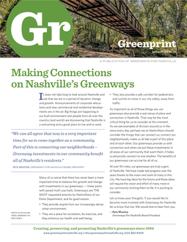 Making Connections on Nashville's Greenways
