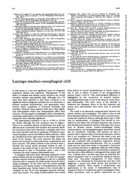 Laryngo-Tracheo-Oesophageal Cleft