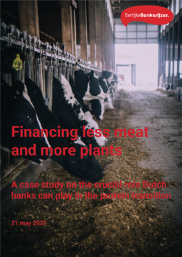 Financing Less Meat and More Plants