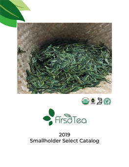 2019 Smallholder Select Catalog TABLE of CONTENTS
