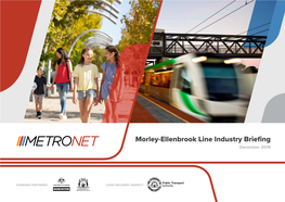 Morley-Ellenbrook Line Industry Briefing Brochure