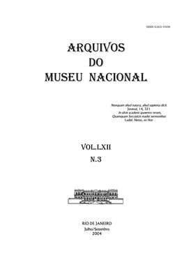 Arquivos Do Museu Nacional