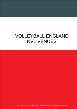 NVL Venues 2019-20