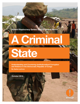 Violent Kleptocracy Series: East & Central Africa