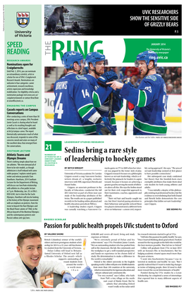 Sedins Bring a Rare Style of Leadership to Hockey