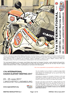 23 - 25 June 2017 Presents to Share Our Site to Reach As Much Elefant Riders As Possible