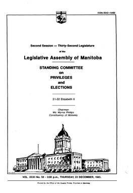 Legislative Assembly of Manitoba