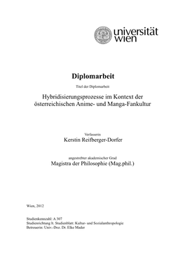 Diplomarbeit