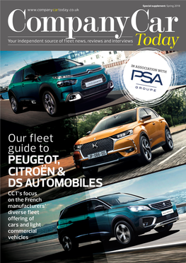 Company Car Today Guide to PSA Groupe