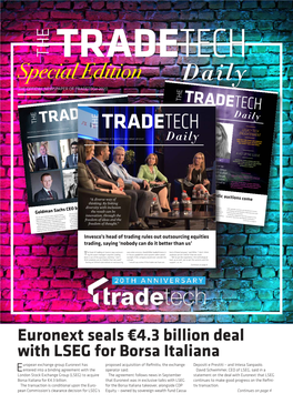 Trade Tech Daily