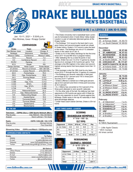 Drake Bulldogs Men's Basketball