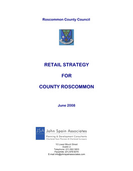 Retail Strategy for County Roscommon