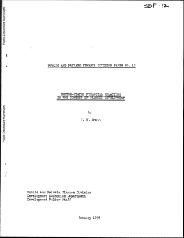 World Bank Document