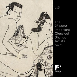 The 25 Most Important Classical Shunga Artists (Vol