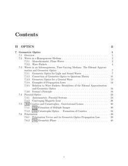 Geometric Optics for Light and Sound Waves