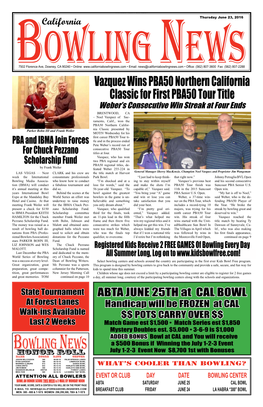 California Bowling News