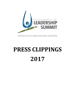 Press Clippings 2017