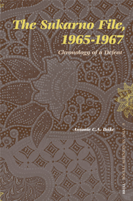 The Sukarno File, 1965-1967: Chronology of a Defeat (Social Sciences in Asia)