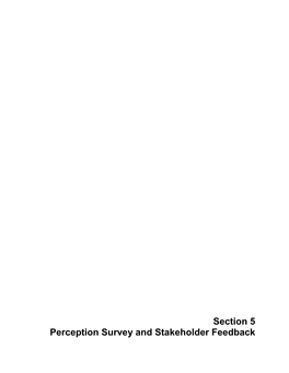 Section 5 Perception Survey and Stakeholder Feedback Proposed Light Rail Transit Line 3 from Bandar Utama to Johan Setia Detailed Environmental Impact Assessment