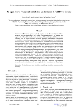 An Open-Source Framework for Efficient Co-Simulation of Fluid