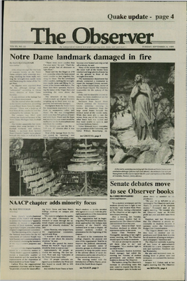 Dame in Fire Notre Landmark Damaged