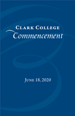 Clark College Commencement