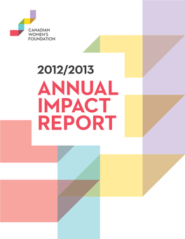 Annual Impact Report Contents