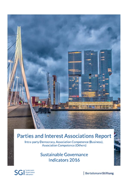 Parties and Interest Associations Report Intra-Party Democracy, Association Competence (Business)