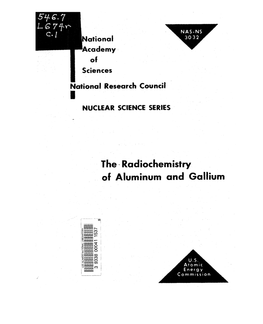 The Radiochemistry of Aluminum and Gallium