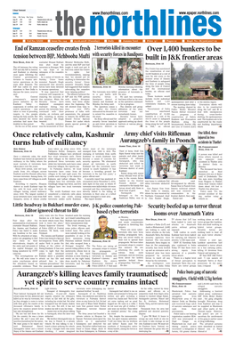 Aurangzeb's Killing Leaves Family Traumatised
