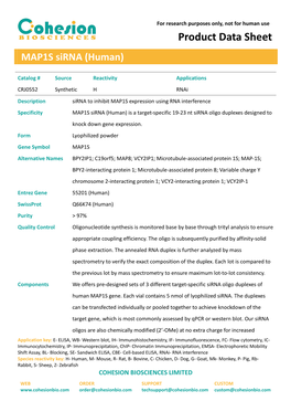 Product Data Sheet