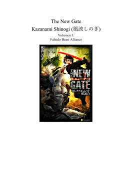 The New Gate Kazanami Shinogi (風波しのぎ) Volumen 3