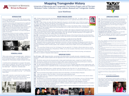 Mapping Transgender History