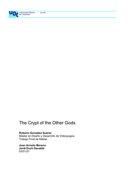 The Crypt of the Other Gods