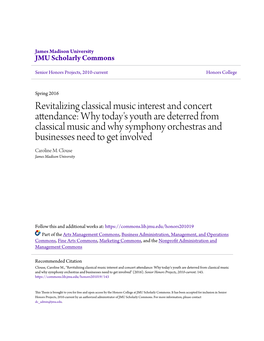 Revitalizing Classical Music Interest and Concert Attendance