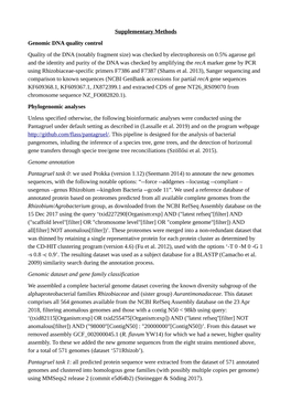 Supplementary Methods Genomic DNA Quality Control