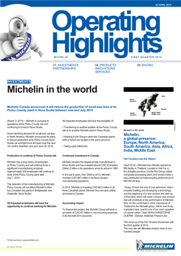 Michelin in the World