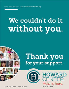 Howard Center 2020 Donors