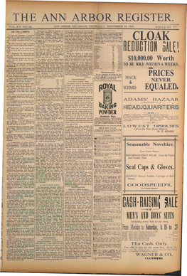 The Ann Arbor Register. Vol