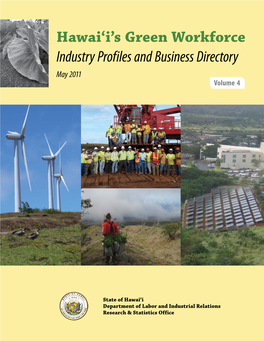 Hawai'i's Green Workforce Industry Profiles and Business Directory
