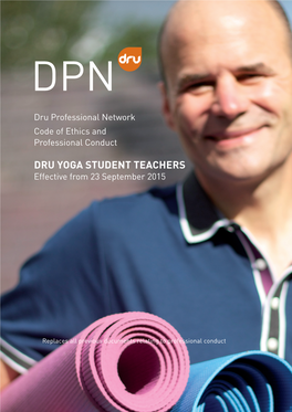 Student Dru Yoga Teacher Professional Code of Conduct