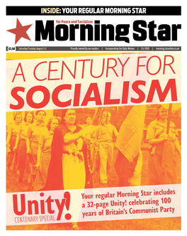 Celebrating 100 Years of Britain's Communist Party