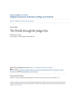 The World, Through the Judge's